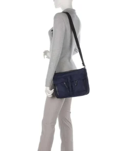 Hunter Schultertasche Nylon dunkelblau