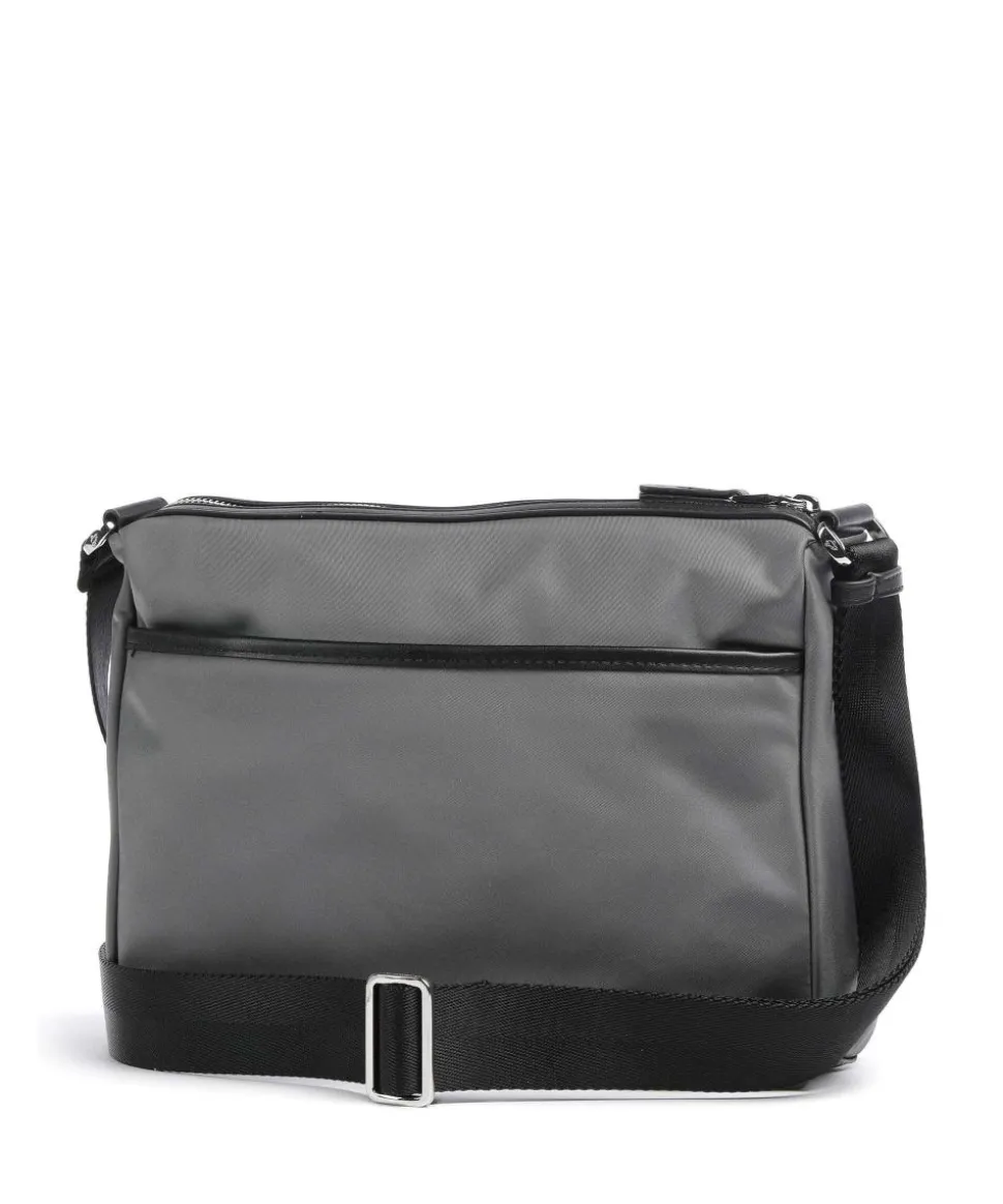 Hunter Schultertasche Nylon grau