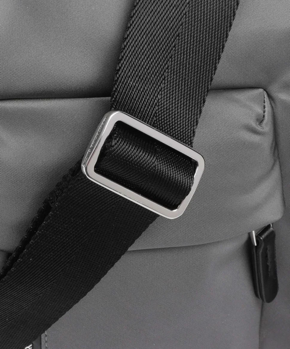 Hunter Schultertasche Nylon grau