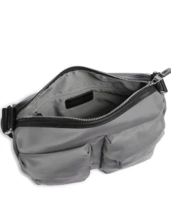 Hunter Schultertasche Nylon grau