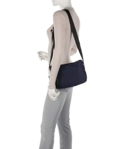 Hunter Schultertasche Nylon navy