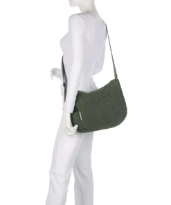 Hunter Velvet Schultertasche Polyester dunkelgrün