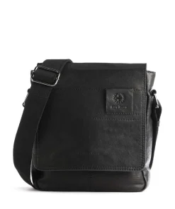 Hyde Park Umhängetasche Leder schwarz