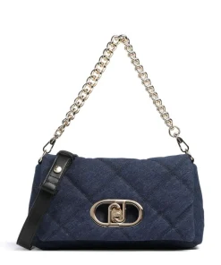 Icon M Schultertasche Baumwolle dunkelblau