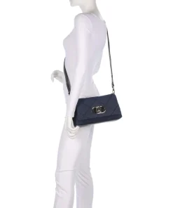 Icon M Schultertasche Baumwolle dunkelblau