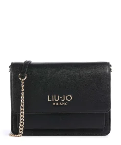 Icon M Umhängetasche Lederimitat schwarz