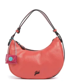 Icon Maite Schultertasche genarbtes Kalbsleder rot