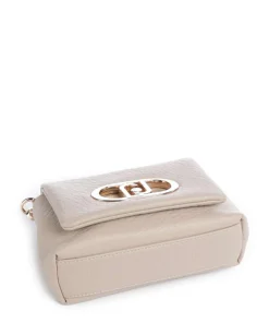 Icon S Schultertasche Lederimitat beige