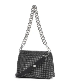 Icon S Schultertasche Polyester schwarz/silber