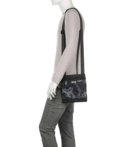 Iconic Printed Logo Umhängetasche Polyester schwarz