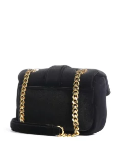 Iconic Snakes Puffy Schultertasche Samtgewebe schwarz