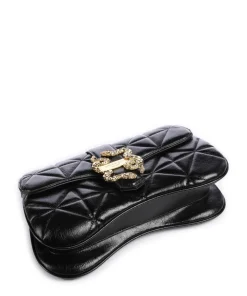 Iconic Snakes Schultertasche Lederimitat schwarz