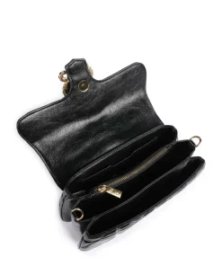 Iconic Snakes Schultertasche Lederimitat schwarz