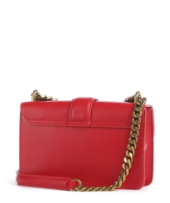 Iconic Snakes Schultertasche Lederimitat rot