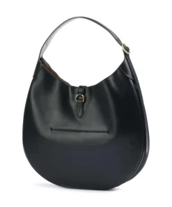 ID Collection Medium Beuteltasche fein genarbtes Rindsleder schwarz