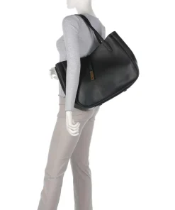 ID Collection Medium Shopper fein genarbtes Rindsleder schwarz