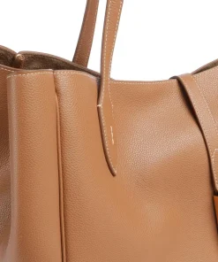 ID Collection Medium Shopper fein genarbtes Rindsleder braun