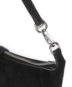 ID Collection Small Beuteltasche aufgerautes Rindsleder schwarz