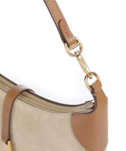 ID Collection Small Schultertasche aufgerautes Rindsleder braun