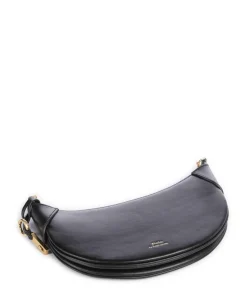 ID Collection Small Schultertasche fein genarbtes Rindsleder schwarz