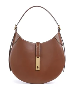 ID Collection Small Schultertasche fein genarbtes Rindsleder braun