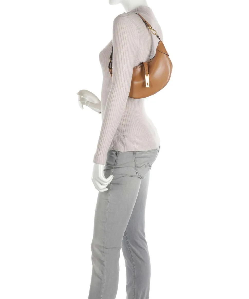 ID Collection Small Schultertasche fein genarbtes Rindsleder tan