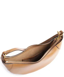 ID Collection Small Schultertasche fein genarbtes Rindsleder tan