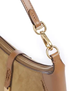 ID Collection Small Umhängetasche aufgerautes Rindsleder karamellbraun