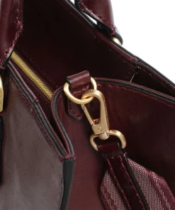 Ida Handtasche fein genarbtes Rindsleder bordeaux