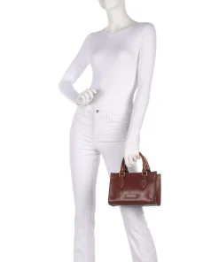 Ida Handtasche fein genarbtes Rindsleder braun