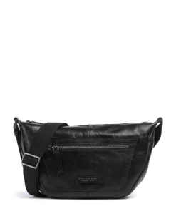 Igor Umhängetasche fein genarbtes Rindsleder schwarz