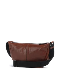 Igor Umhängetasche fein genarbtes Rindsleder braun