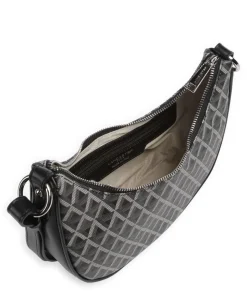 Ikon IT Schultertasche Lederimitat schwarz