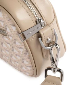 Ikon IT Umhängetasche Lederimitat beige