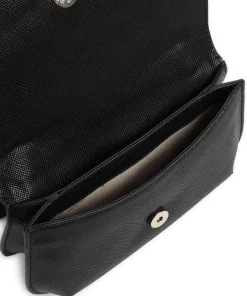 Ilia Schultertasche Lederimitat schwarz