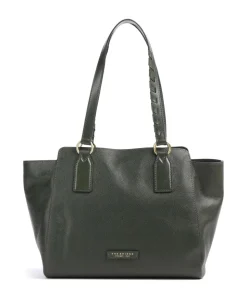 Ines Shopper genarbtes Rindsleder khaki