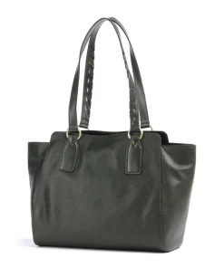 Ines Shopper genarbtes Rindsleder khaki