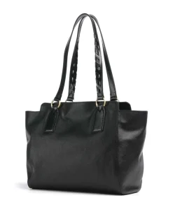 Ines Shopper genarbtes Rindsleder schwarz