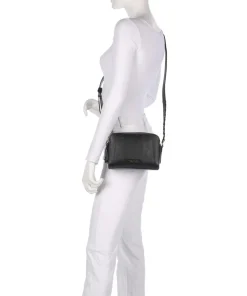 Ines Umhängetasche genarbtes Rindsleder schwarz