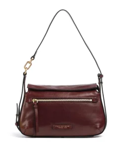 Ingrid Schultertasche fein genarbtes Rindsleder bordeaux