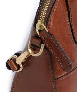 Iolanda Handtasche fein genarbtes Rindsleder braun