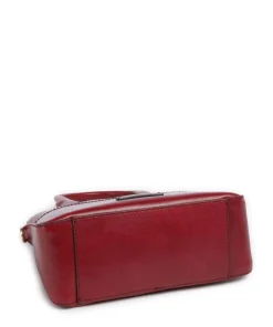 Iolanda Handtasche fein genarbtes Rindsleder dunkelrot