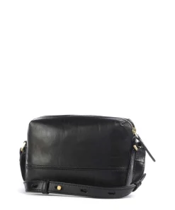 Iolanda Umhängetasche fein genarbtes Rindsleder schwarz