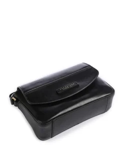 Iolanda Umhängetasche fein genarbtes Rindsleder schwarz