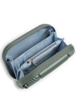 IP1 Mini Umhängetasche recyceltes Polypropylen dunkelgrün