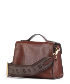 Irene Umhängetasche fein genarbtes Rindsleder braun