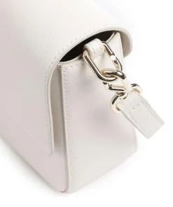 Iride S Umhängetasche genarbtes Leder creme