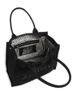 Iris Distressed L Shopper Baumwolle schwarz