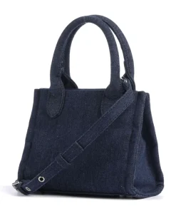 Iris Distressed S Umhängetasche Baumwolle dunkelblau