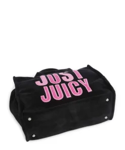 Iris Patch Velvet M Handtasche Polyester schwarz